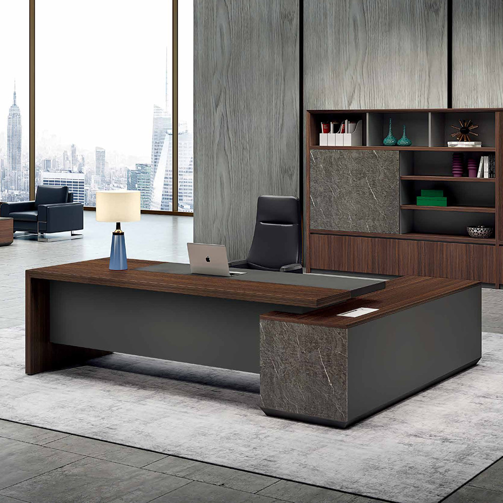 JIANGNAN CHARMET Series Executive Desk | W2400*D2200*H760(mm) | W2600*D2200*H760(mm)