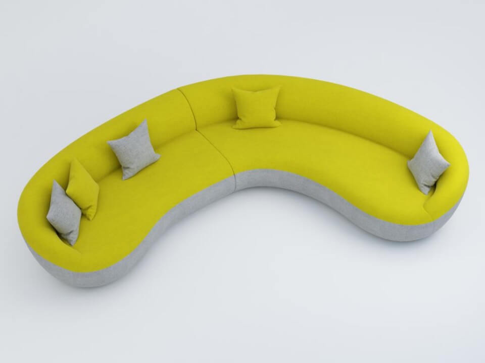 Corner Modular Couch with Chaise