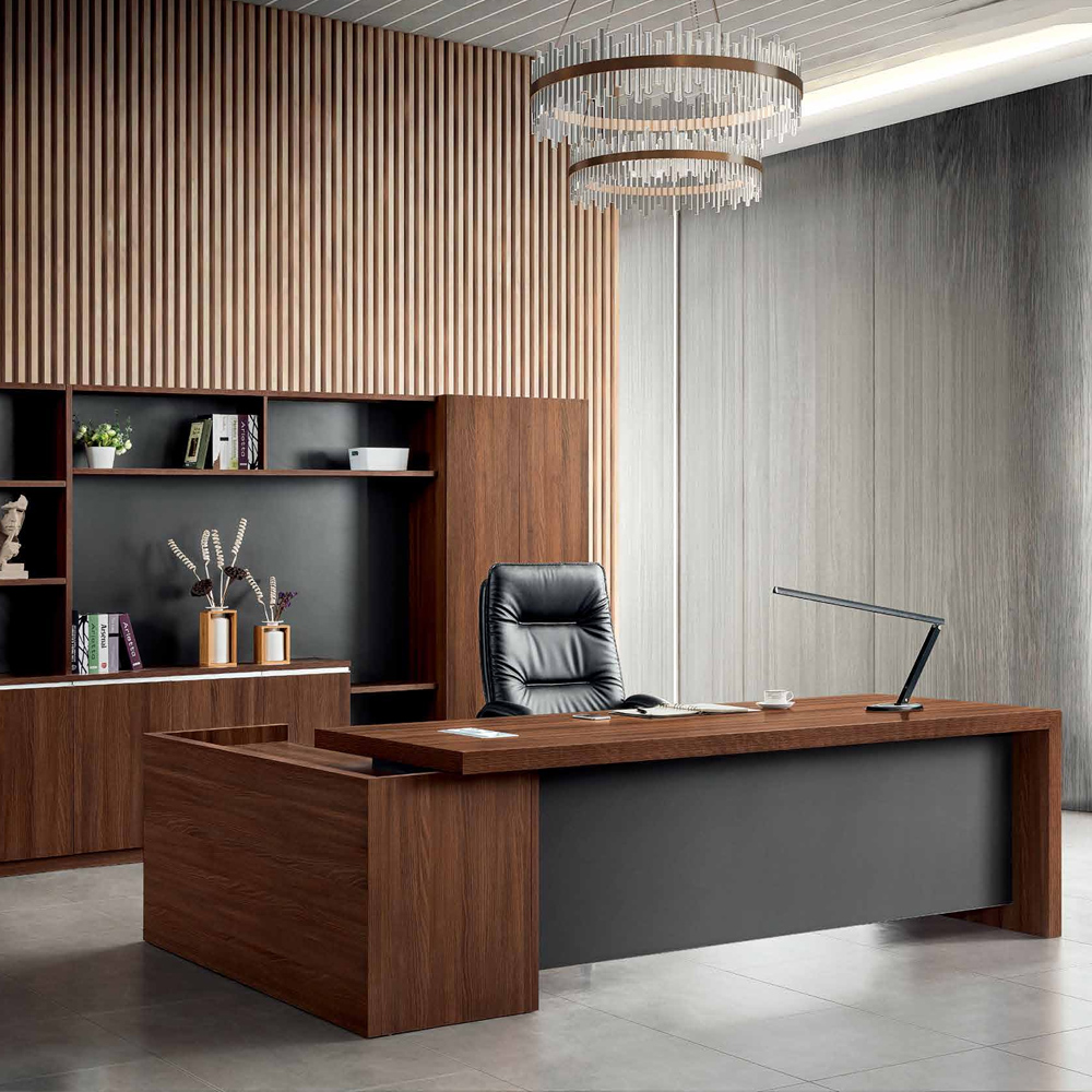 JIANGNAN VOGUE Series Executive Desk | W2200*D2000*H750(mm) | W2400*D2000*H750(mm)