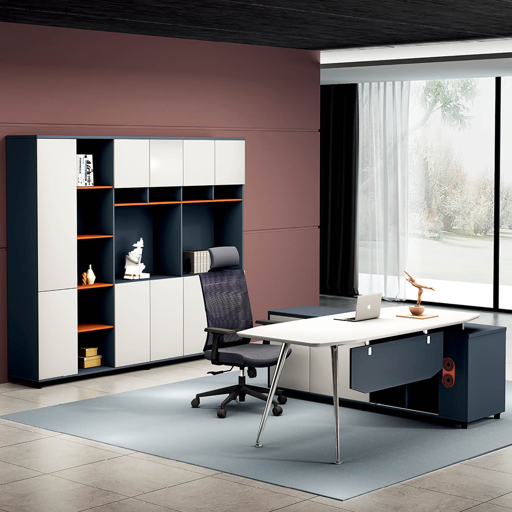 Custom Modern Executive L Shaped Office Desk