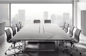 Rectangle Sintered Stone Meeting Table for Conference Room