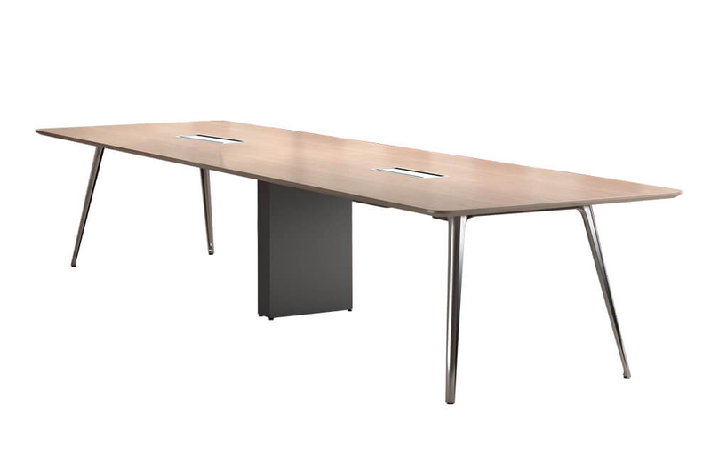 Four Metal Legs Meeting Table for Boardroom Hongye Furniture